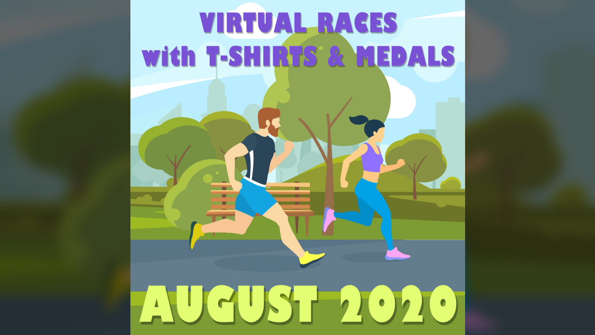 virtual races with shirts and medals 2020
