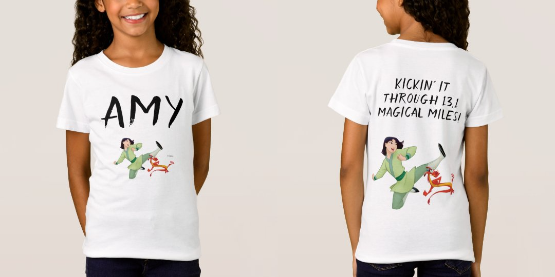 Design Your Own Officially Licensed Disney Race Shirt